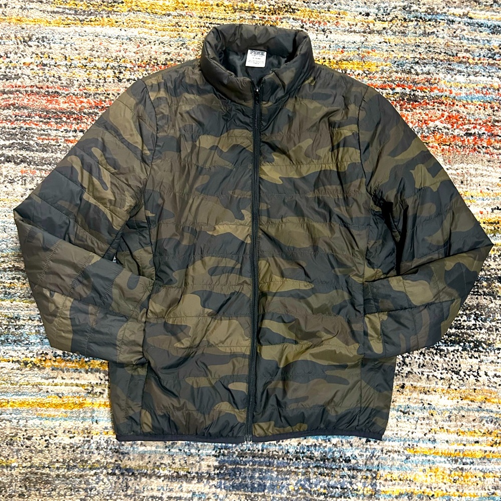 PINK Camo Packable Puffer Jacket